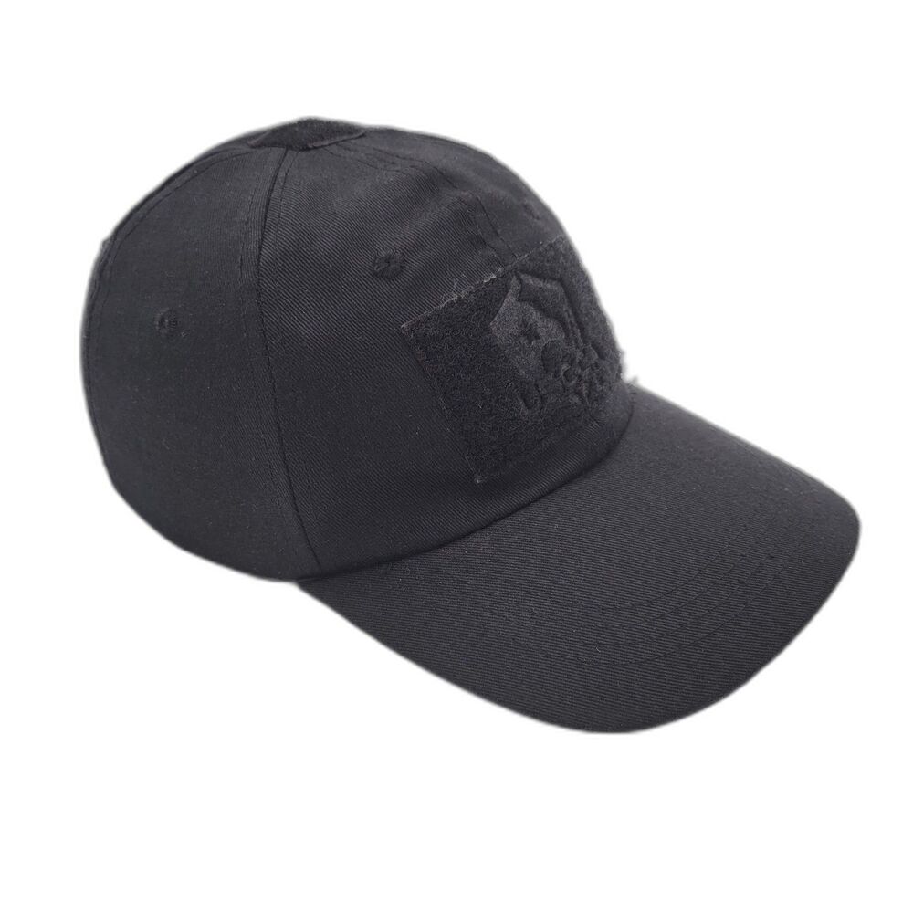 USCCA Tactical Patch Cap Hat Black OS
